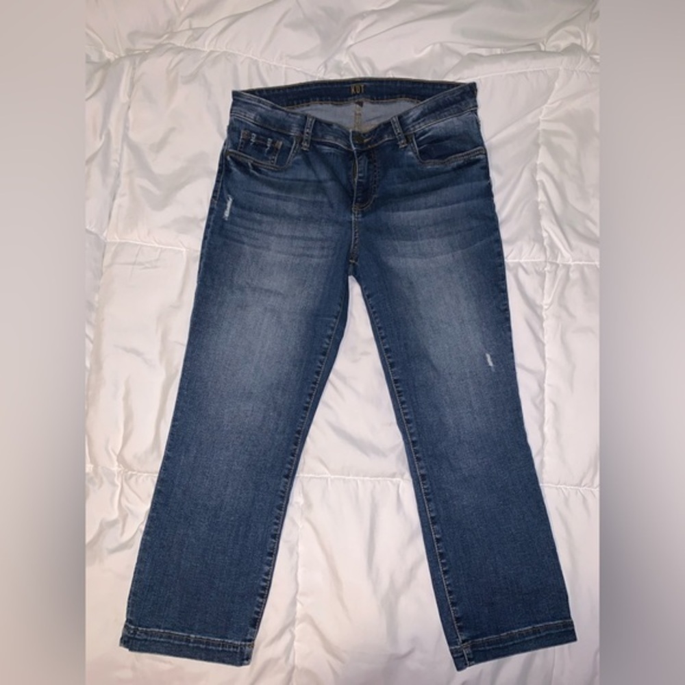 Kut from the Kloth Blue Ankle Jeans